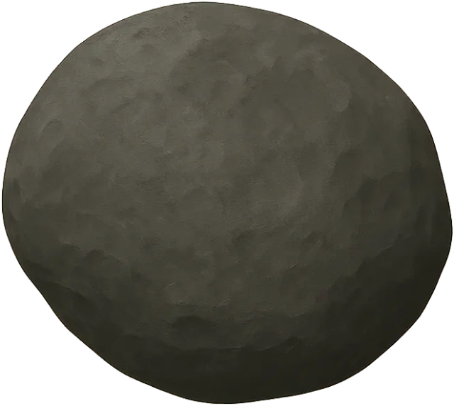 Scale illustration of Adrastea, calibrated to its mean-equivalent diameter measurement.