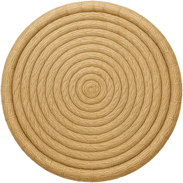 Scale illustration of Archery target boss, calibrated to its defined round-boss diameter measurement.