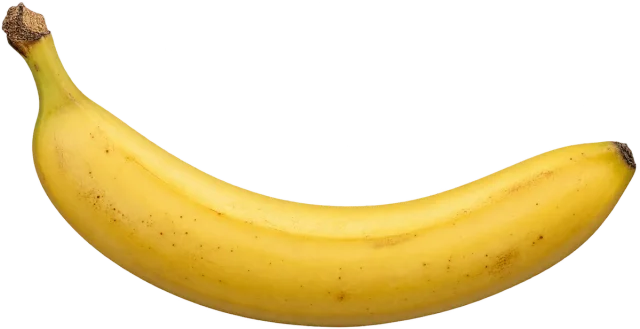 Scale illustration of Banana, calibrated to its mass measurement.