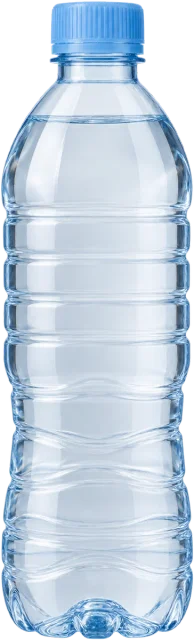 Scale illustration of 500 ml bottle, calibrated to its volume measurement.