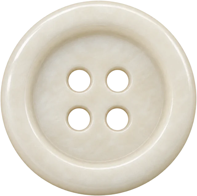 Scale illustration of 10 mm round button, calibrated to its diameter measurement.