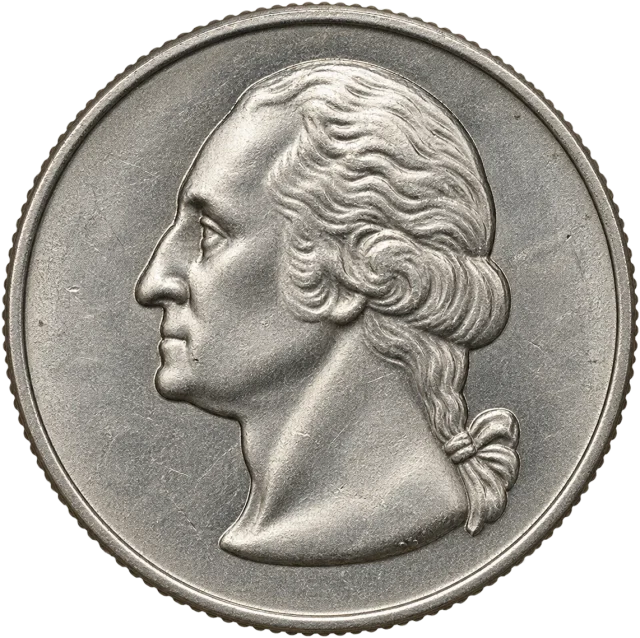Scale illustration of US quarter, calibrated to its diameter measurement.