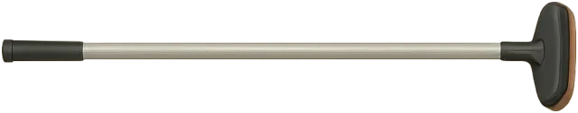 Scale illustration of Curling broom, calibrated to its defined overall length measurement.