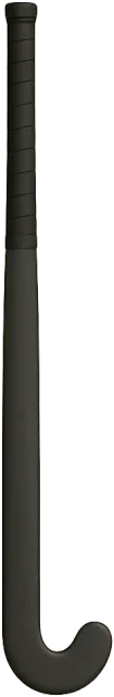 Scale illustration of Field hockey stick, calibrated to its defined overall length measurement.
