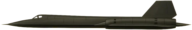 Scale illustration of Lockheed SR-71 Blackbird, calibrated to its overall length measurement.