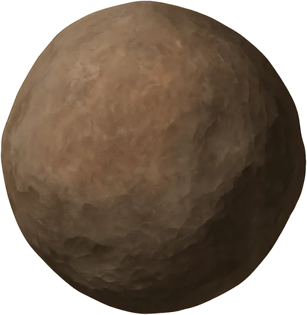 Scale illustration of Metis, calibrated to its mean-equivalent diameter measurement.