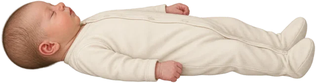 Scale illustration of Newborn baby, calibrated to its length measurement.