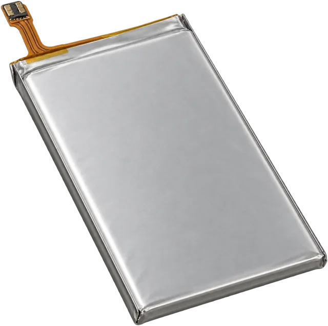 Scale illustration of Phone battery, calibrated to its energy measurement.