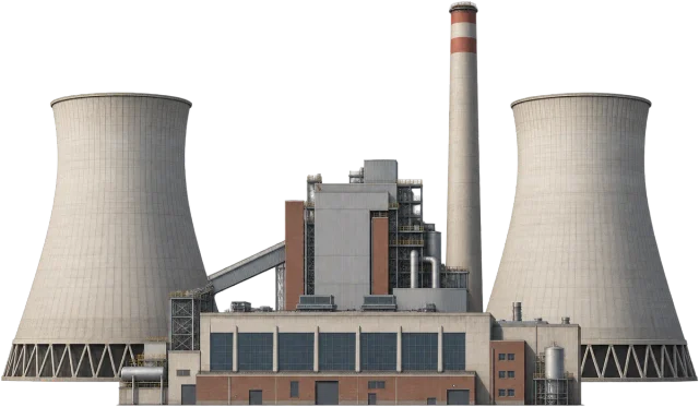 Scale illustration of Large grid demand, calibrated to its power measurement.
