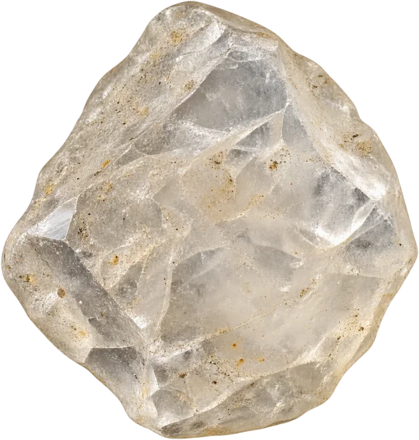 Scale illustration of Grain of sand, calibrated to its diameter measurement.