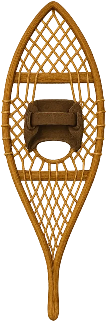 Scale illustration of Snowshoe, calibrated to its defined frame length measurement.