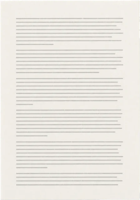 Scale illustration of Text page, calibrated to its data measurement.