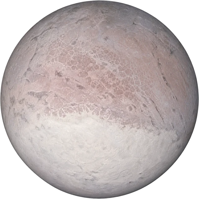 Scale illustration of Triton, calibrated to its mean diameter measurement.