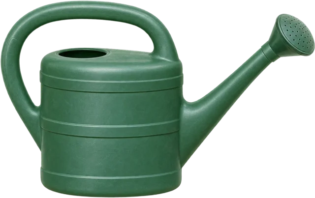 Scale illustration of 5 litre watering can, calibrated to its volume measurement.