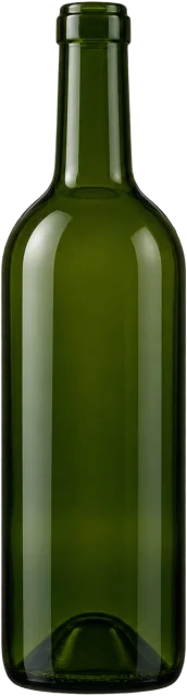 Scale illustration of 750 ml bottle, calibrated to its volume measurement.